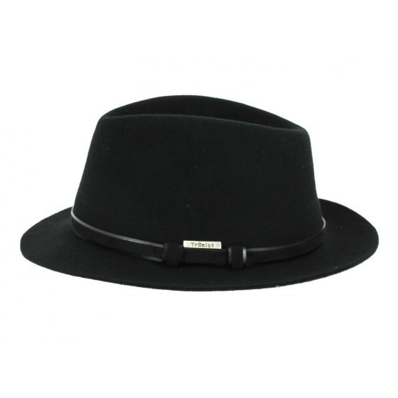 Chapeau Traveller Mans Feutre Noir- Traclet