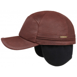 Casquette Byers Earflaps Stetson - cuir marron Rouille