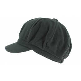 Black Fleece Newsboy Cap