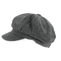 Casquette Gavroche  Polaire Grise Fonce