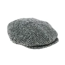 Black and white flecked Annecy cap Reference: 4003 | Traclet Hat Shop