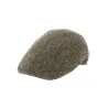 Casquette Plate Harris Tweed Kaki- Traclet Reference : 8634 | Chapellerie Traclet