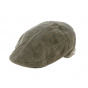 Chalain Flat Cap Waxed Cotton Khaki - Traclet
