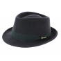 Grey trilby hat