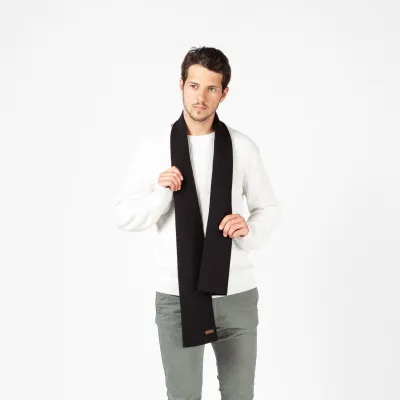 Black Lucas Scarf - Barts Reference: 8672 | Traclet Hat Shop