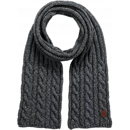 Scarf  Twister Turnup Acrylique Gris - Barts