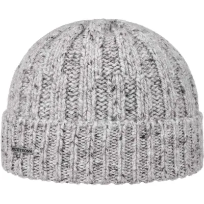 Bonnet Crest Hill Cashmere gris- achat bonnet cachemire Reference : 8681 | Chapellerie Traclet