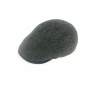 Grey and Black Chambon Flat Cap - Traclet