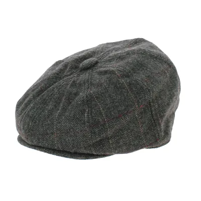 Voiron Herringbone Wool Cap - Traclet  Reference: 8743 | Traclet Hat Shop