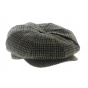 8-sided Fraisses Prince of Wales Wool-Traclet cap 