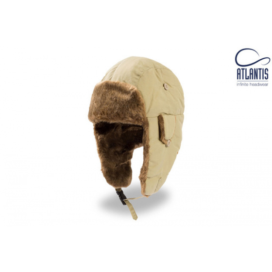 Ushanka Fur Hat - Eco Polar Khaki