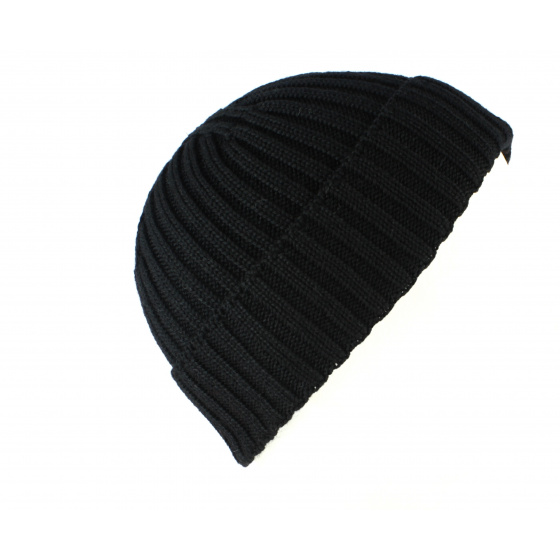 Norman Knitted Beanie With Cuff - Traclet