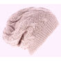 Flat Beanie Abigail Angora Pink - Traclet