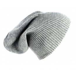 Classic Gray Cashmere Beanie - Traclet
