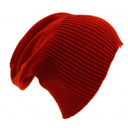 Classic Red Cashmere Beanie - Traclet