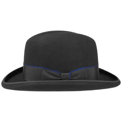 Chapeau en Feutre de poil Homburg Noir- Stetson  Reference : 8401 | Chapellerie Traclet
