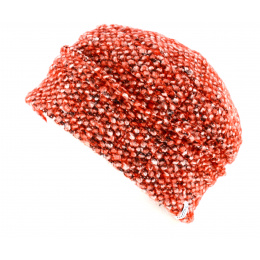Edda Women's Red Fleece-Lined Beanie - Traclet