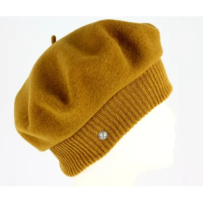 beret parisienne Laulhère Savane- Boutique Traclet Reference : 8766 | Chapellerie Traclet