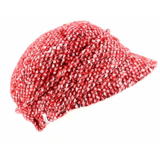 Casquette Gavroche Walk Chinée Rouge- Traclet 