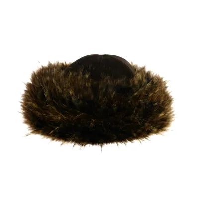 toque hiver femme fausse fourrure marron Reference : 8769 | Chapellerie Traclet