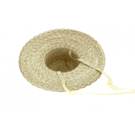 Natural Straw Wide-Brimmed Hat - Saint-Tropez Natural Straw Wide-Brimmed Hat - Saint-Tropez