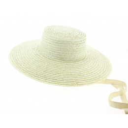 Capeline Paille Blanchie - Saint-Tropez