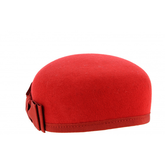 Carla Bruni Red Wool Felt Hat - Traclet