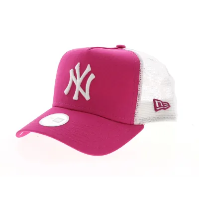 Casquette New York Yankees Trucker Rose/Blanc- New Era Reference : 8794 | Chapellerie Traclet