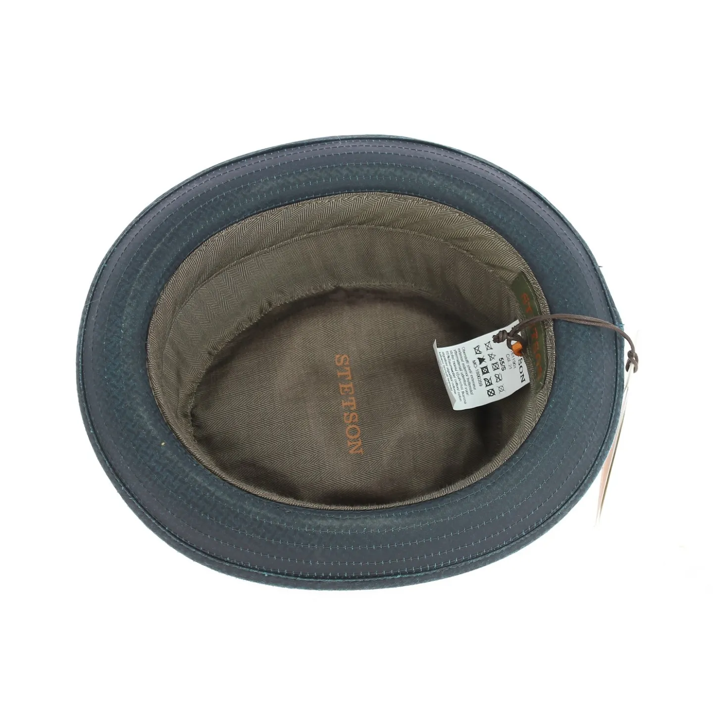 Chapeau Porkpie Embossed Odenton Coton - Aussie Apparel Reference : 8314 | Chapellerie Traclet