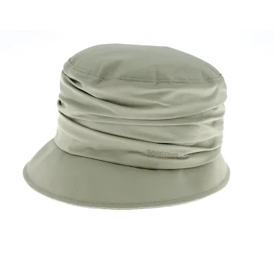 Chapeau Bob Edda de pluie beige- Gore Tex  Reference : 8820 | Chapellerie Traclet
