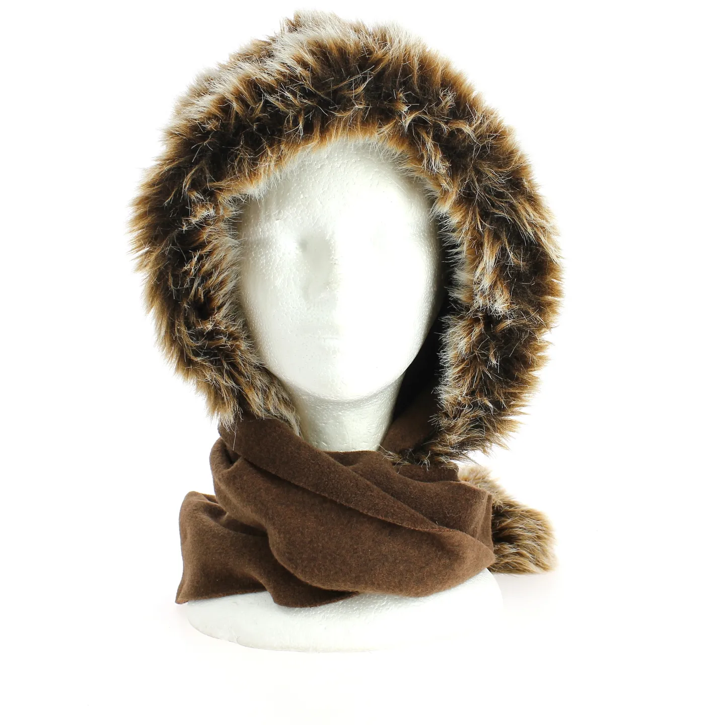Fleece hood - Buy Brown fleece hood Reference: 8825 | Chapellerie Traclet