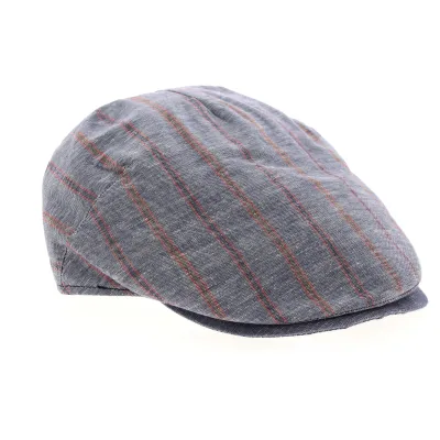 Chagnon Flat Cap Linen & Cotton - Traclet Reference: 8826 | Traclet Hat Shop