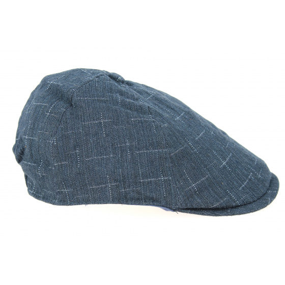 Belleroche Blue Cotton Duck Bill Cap - Traclet