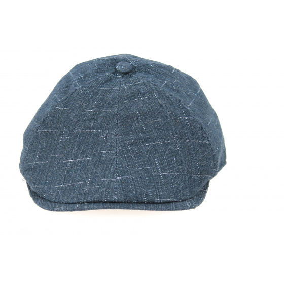 Belleroche Blue Cotton Duck Bill Cap - Traclet