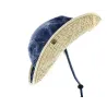 Bob Coton Broom Bicolore Bleu/Beige- Traclet  Reference : 8882 | Chapellerie Traclet