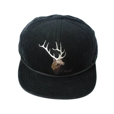 Casquette Stag Visiere Plate - The Wilderness - Coal- Traclet Reference : 8888 | Chapellerie Traclet