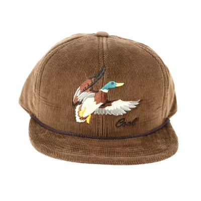 Duck Flat Visor Cap - The Wilderness - Coal Reference: 8889 | Traclet Hat Shop