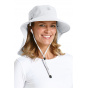 White Neck Cover Hat Coolibar