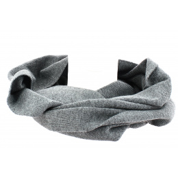 The Conrad Gray Neck Warmer - Coal