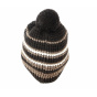 Brown Pompom Beanie - Stetson