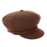Brown Wool Spitfire Newsboy Cap - Kangol Reference: 8925 | Traclet Hat Shop