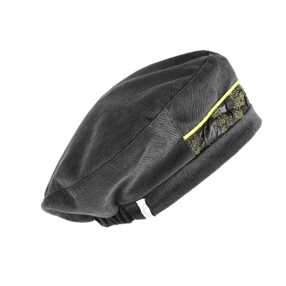 Béret Linda Jaune & Noir - Mtm Béret Linda Jaune & Noir - Mtm