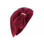 Burgundy Bella Cotton Summer Beret - BeBeret