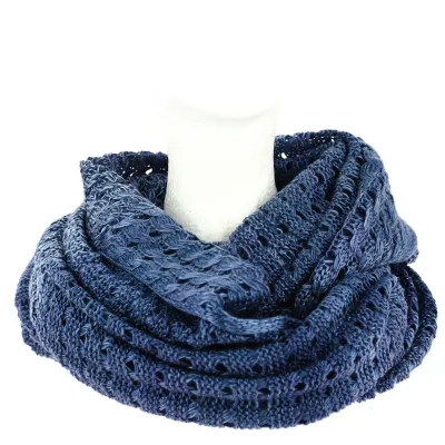 Blue Knit Neck Warmer - Traclet Reference: 8955 | Traclet Hat Shop