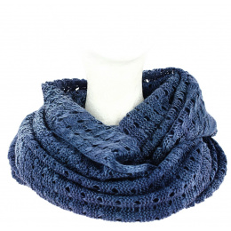 Blue Knit Neck Warmer - Traclet