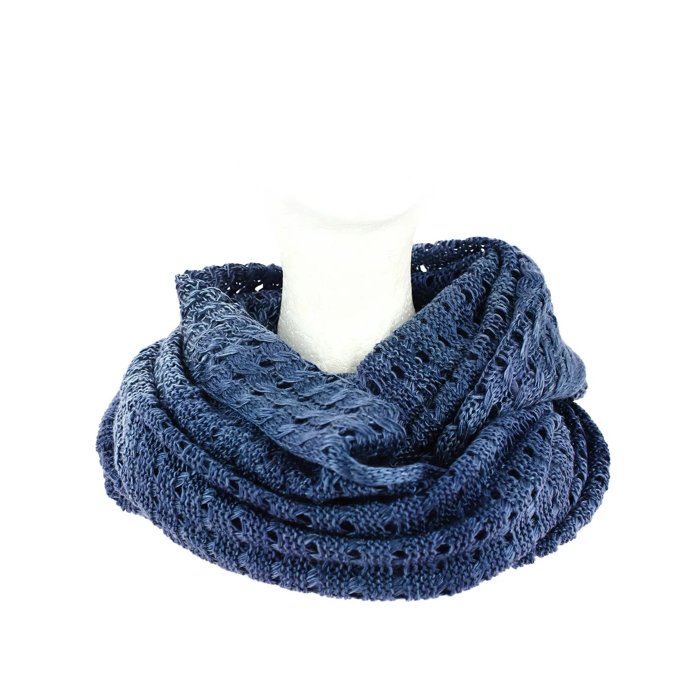 Tour de Cou Tricot Bleu- Traclet  Reference : 8955 | Chapellerie Traclet