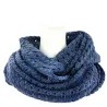 Tour de Cou Tricot Bleu- Traclet  Reference : 8955 | Chapellerie Traclet