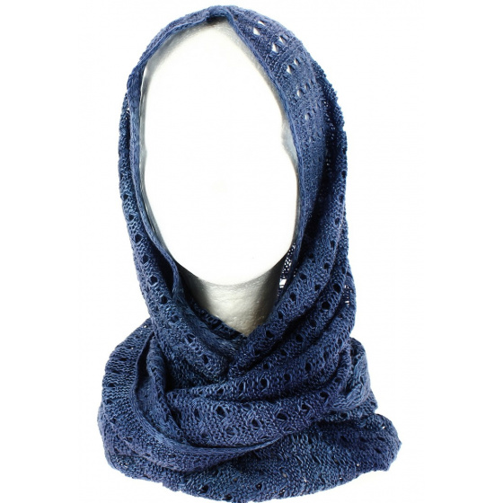 Tour de Cou Tricot Bleu- Traclet 