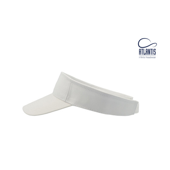 Roland White Cotton Visor - Atlantis