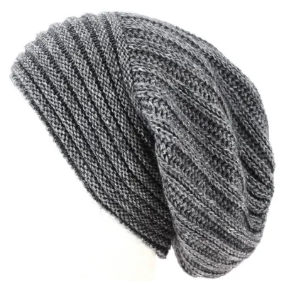 Long Whistler Wool & Mohair Beanie Grey - Traclet Reference: 8966 | Traclet Hat Shop